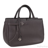 Loro Piana Charcoal Grey Top Handle Bag