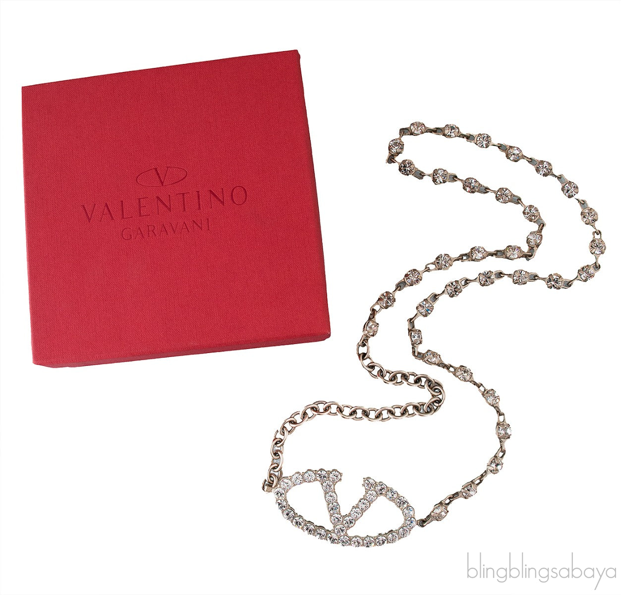 Light Gold Crystal Chain Belt
