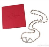 Light Gold Crystal Chain Belt
