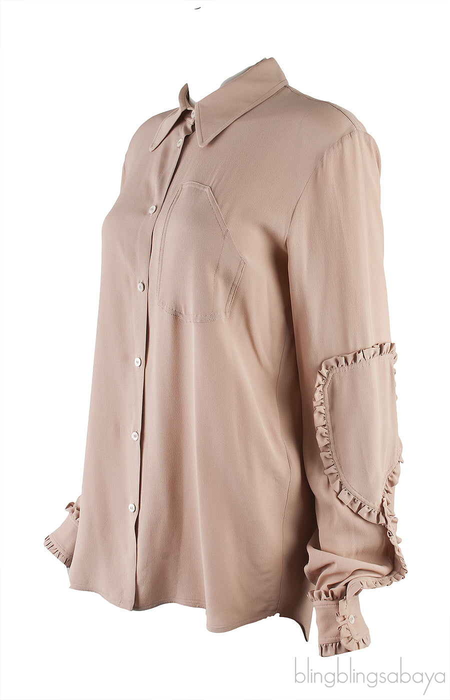 Donna Nude Long Sleeve Shirt