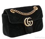 Marmont Black Velvet Mini Bag