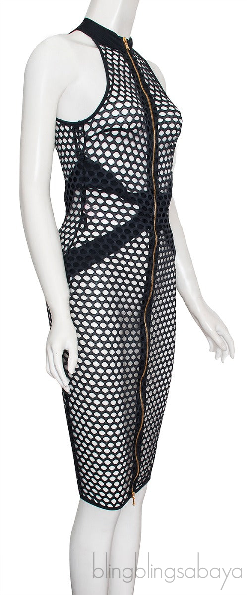 Black Perforated Dress