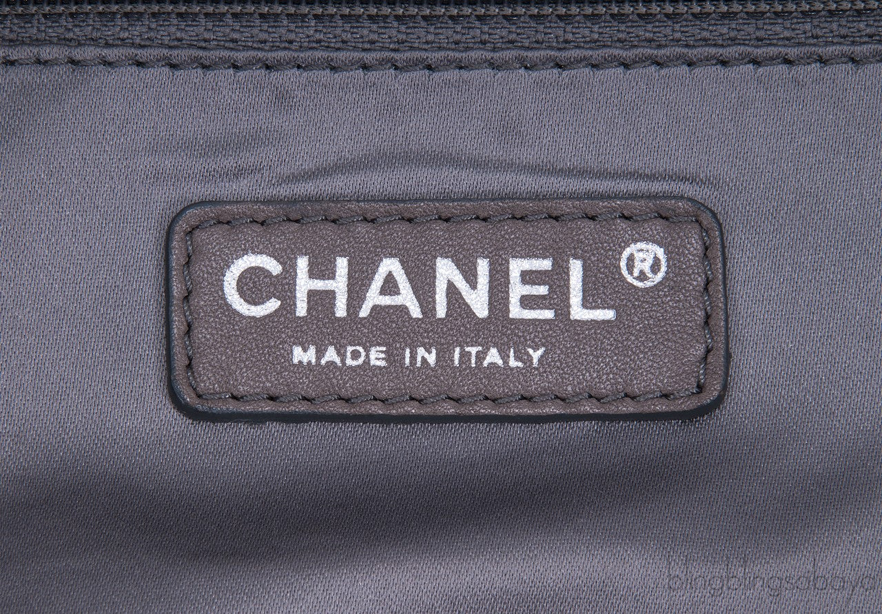 Black Patent XXL Symbol Tote