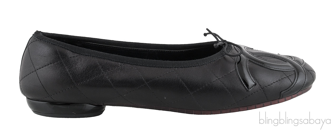 CC Cambon Quilted Ballet Flat