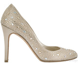 Swarovski Embellished Gold Pump