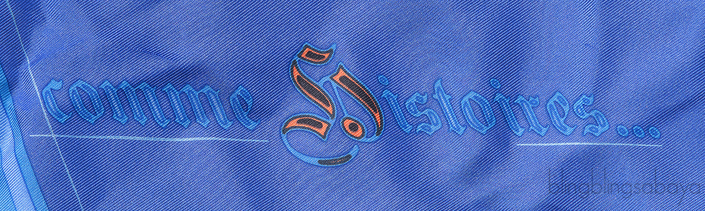 H Comme Histoires Silk Scarf