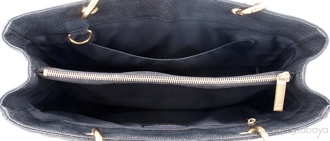 Black Caviar Shopping Tote