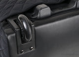 Black Quilted Nylon Cocoon Trolley Rolling Case