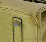 Birkin 30 Vert Anis Ostrich PHW