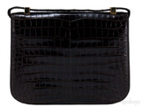 Constance Vintage Brown Crocodile