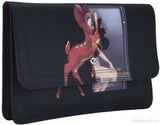 Bambi Antigona Black Clutch