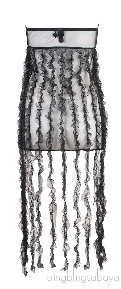 Ruffle Fringe Tube Nightdress