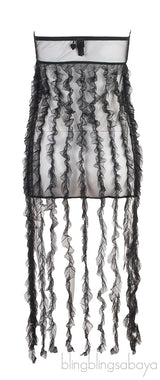 Ruffle Fringe Tube Nightdress