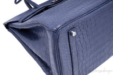 Birkin 35 Brighton Blue Matte Porosus