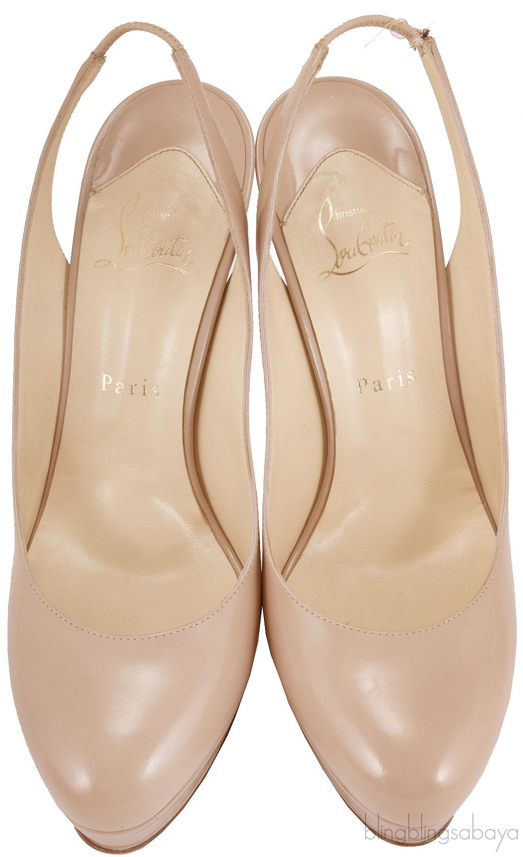 Nude Slingback Pump