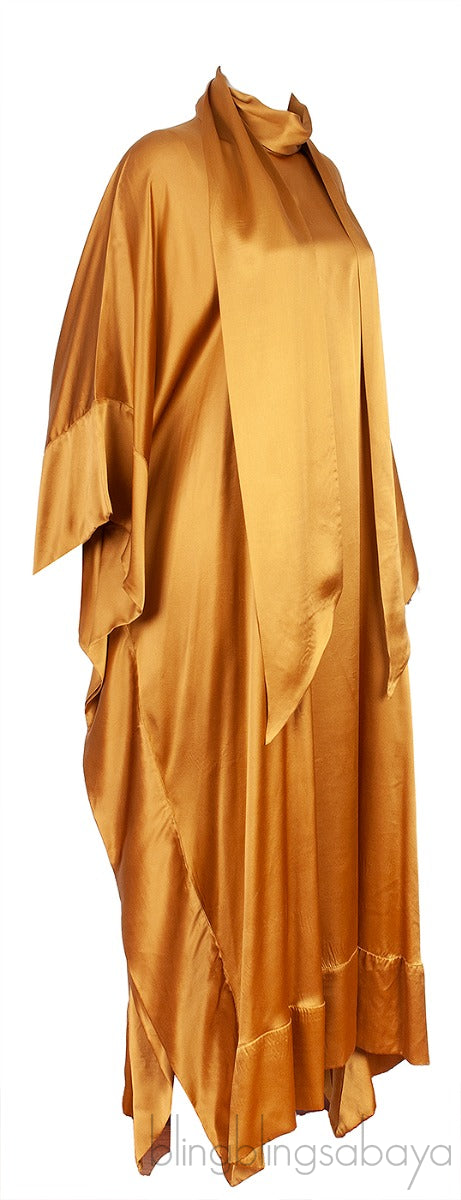 New Age Silk Kaftan Gown