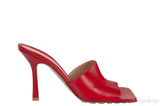 Red Stretch Leather Sandals