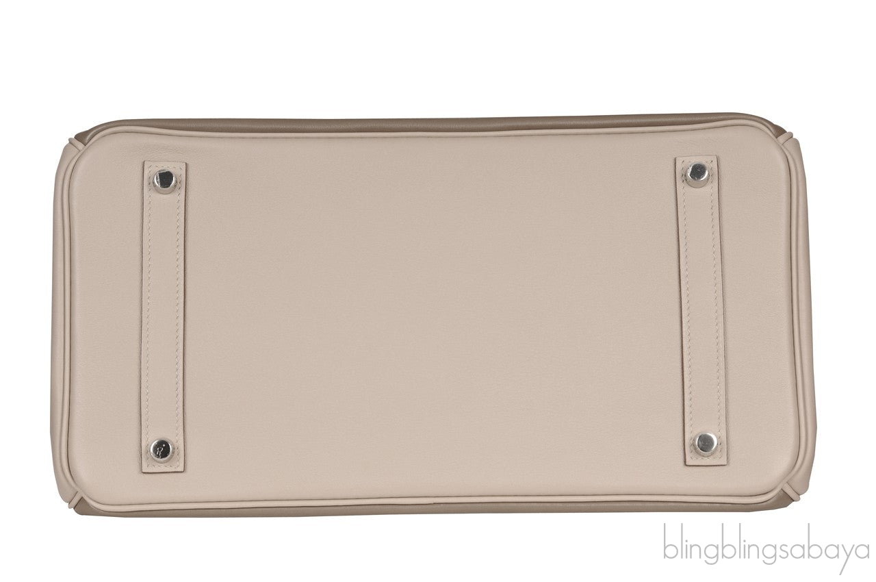 Birkin 35 Bicolor Ghillies Argile/Etoupe