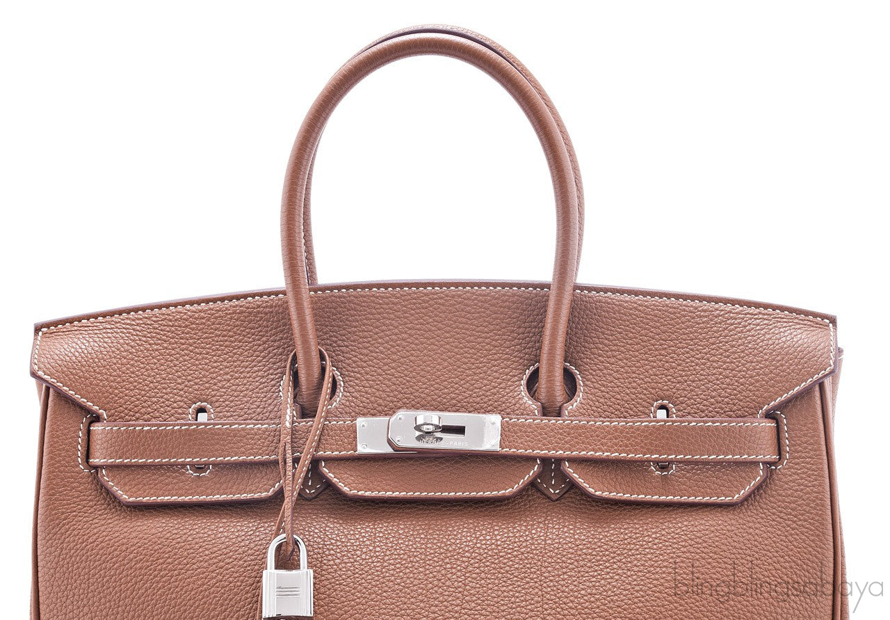Birkin 35 Gold Togo