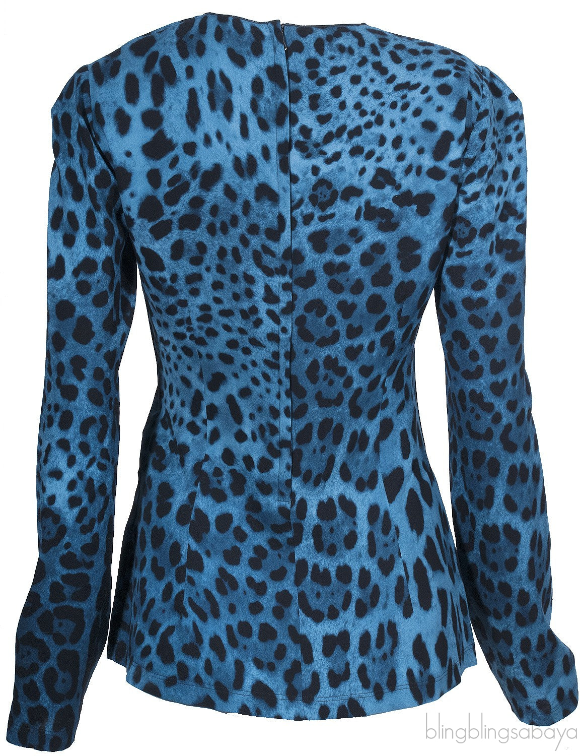 Leopard Print Silk Shirt