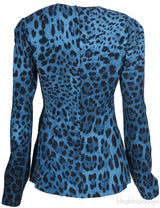 Leopard Print Silk Shirt