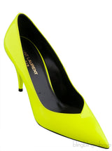Neon Green Pointed Toe Heels