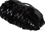 Black Python and Mink Fur Bag