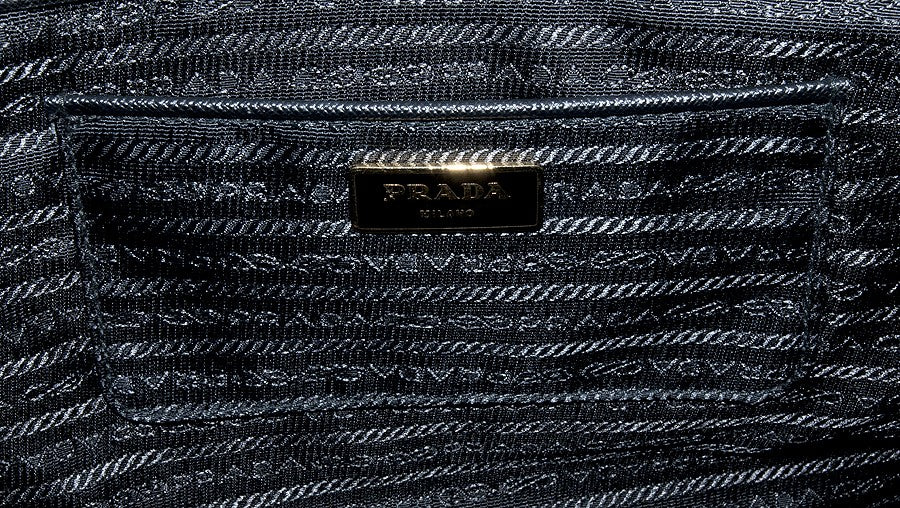 Black Saffiano Double Zip Large Tote