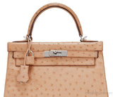 Kelly 28 Natural Gold Ostrich