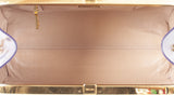 Bi-color Saffiano Frame Bag