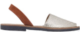 Croc Embossed Avarcas Sandals
