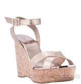 Papyrus Glitter Wedge