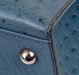 Blue Roy Ostrich Dalvy 30 Bag PHW