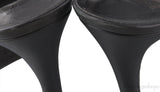 So Black Rockstud Heels