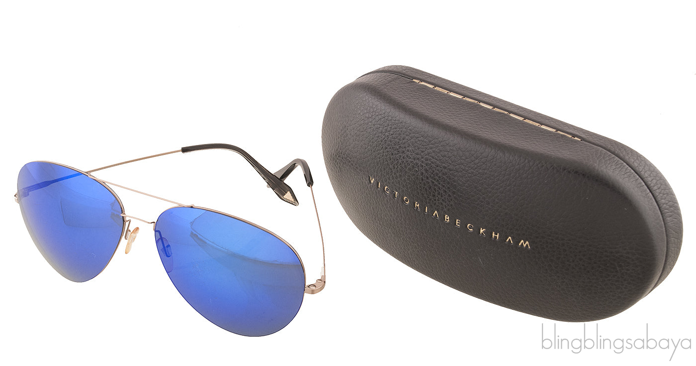 Blue Mirrored Sunglasses