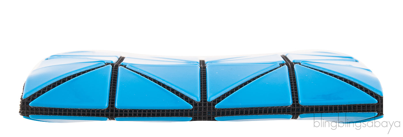 Blue Geometric Card Holder