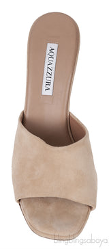 Light Brown Suede Mule