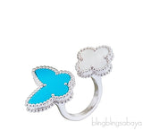 Lucky Alhambra Turquoise Ring
