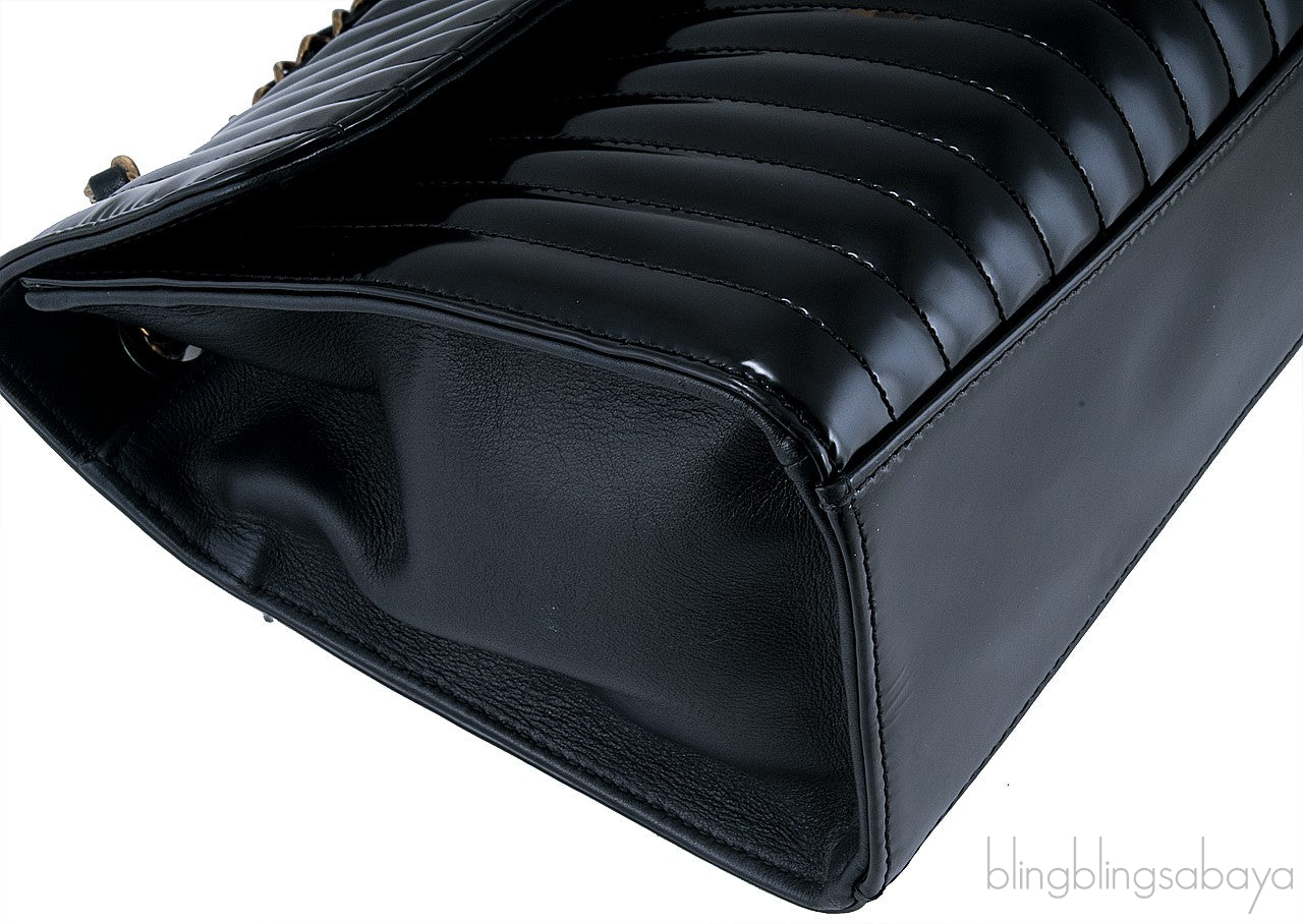 Black Quilted Boy Bag