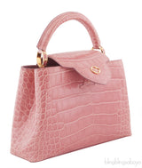 Capucine Vieux Rose Crocodile BB