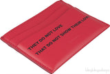 Red Card Holder