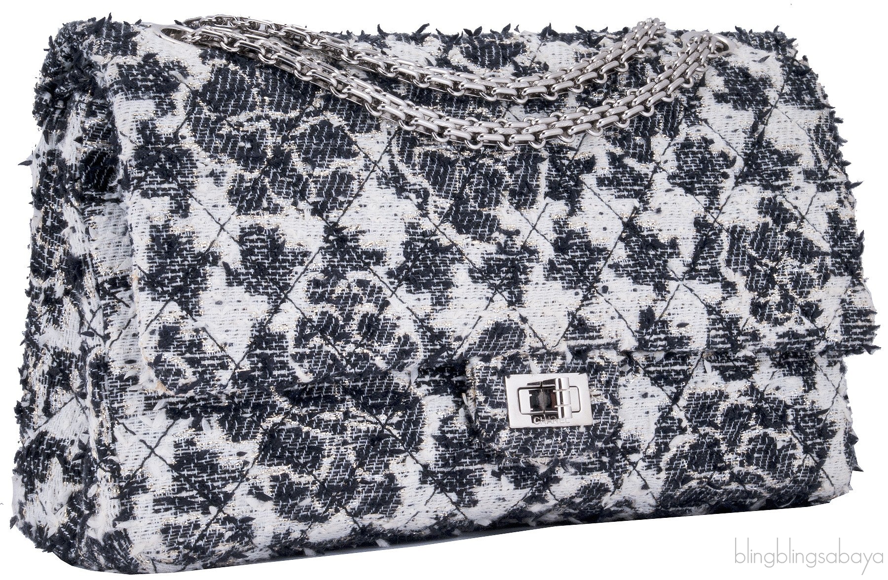 2.55 Camellia Tweed Reissue Flap Bag