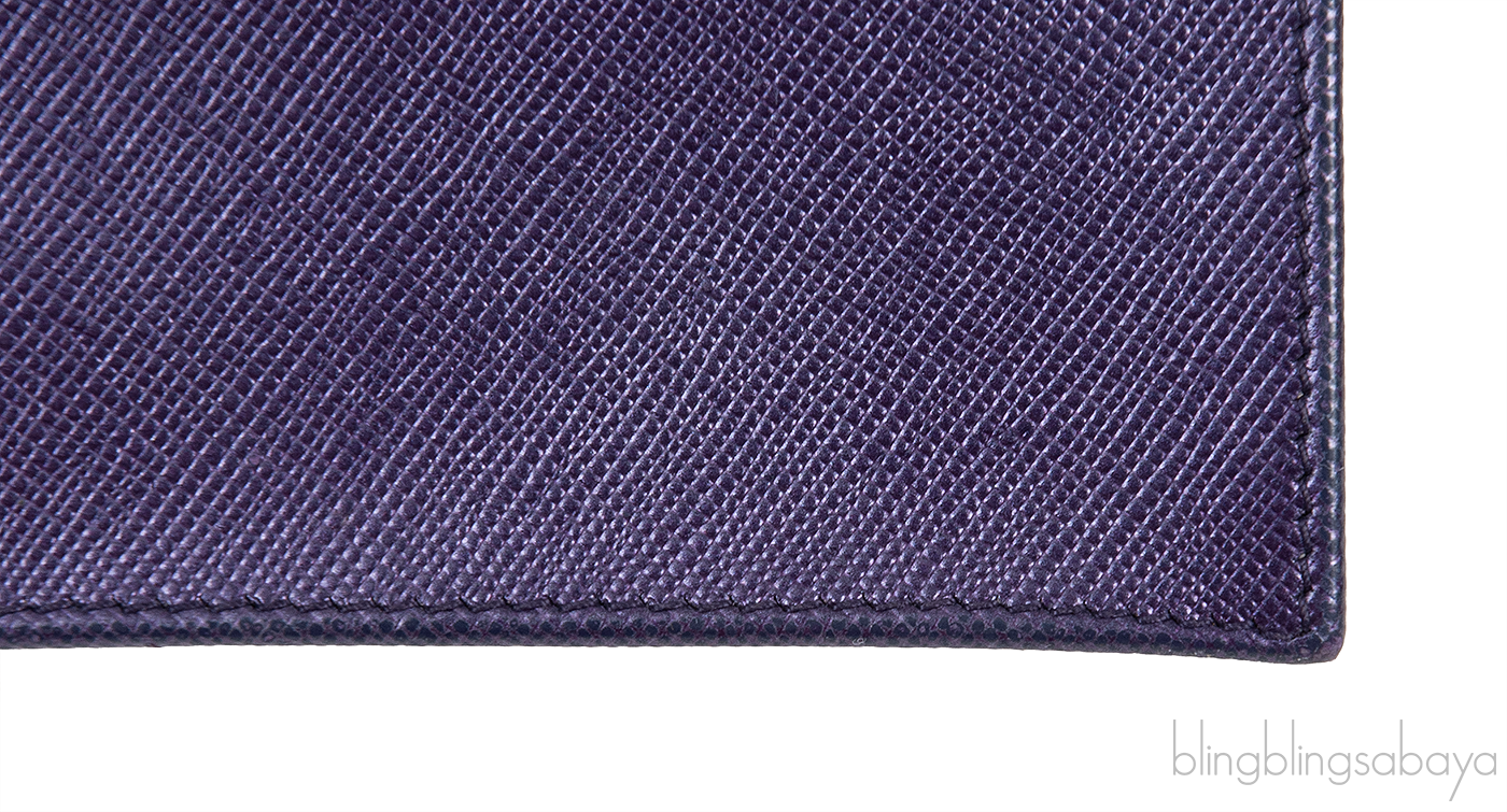 Prada Purple Saffiano Card Holder