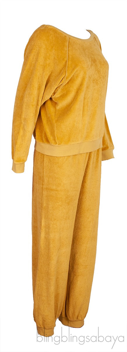 Yellow Mustard Raglan Sweatshirt & Track Pants