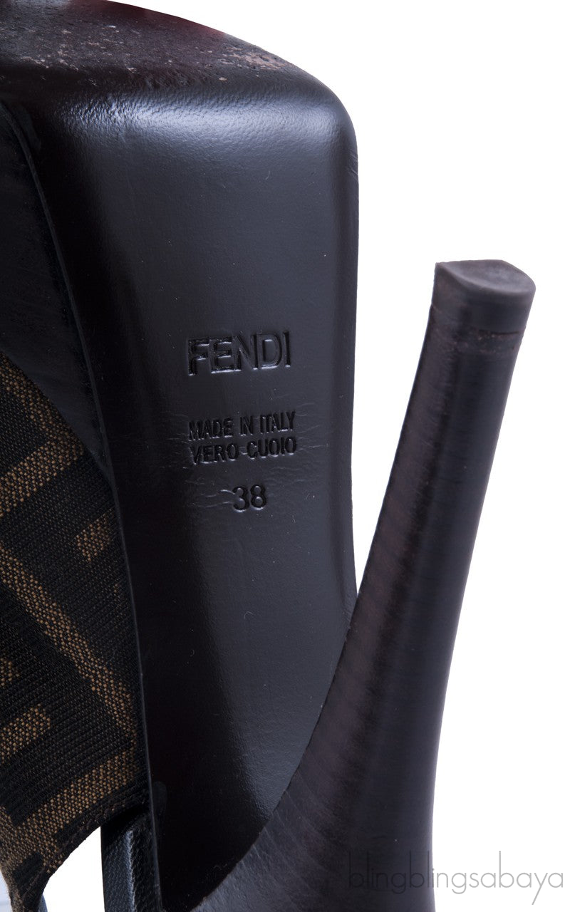 Monogram Slingback Sandals