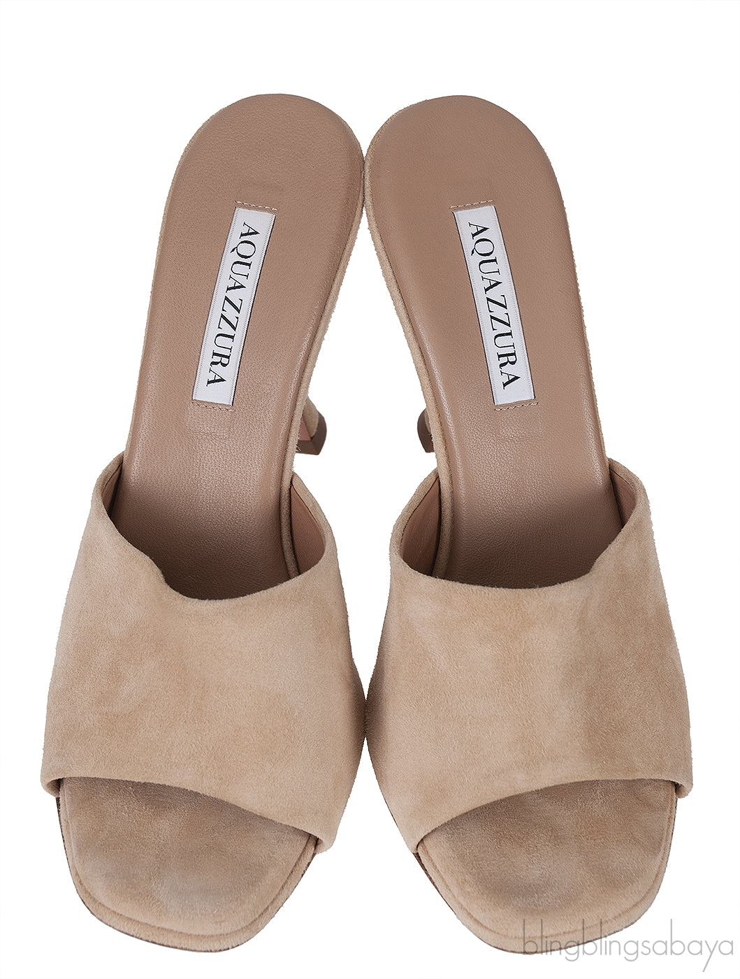 Light Brown Suede Mule