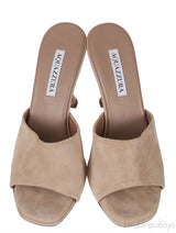 Light Brown Suede Mule