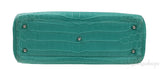 Lady Dior Large Green Crocodile Handbag