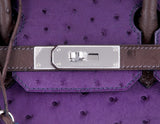 Birkin 30 Tri-color Ghillies Ostrich