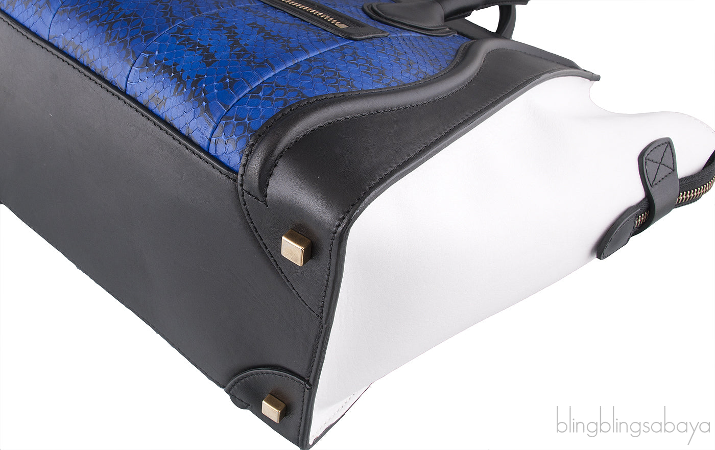 Mini Luggage Tri-color Python